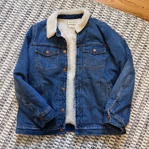 Madewell Sherpa denim jacket